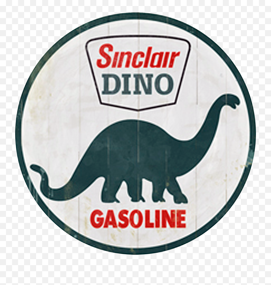 Dino Sinclair T Shirt Sign Logo Gasoline Gas Dinosaur Oil - Sinclair Dino Emoji,Dinosaur Logo