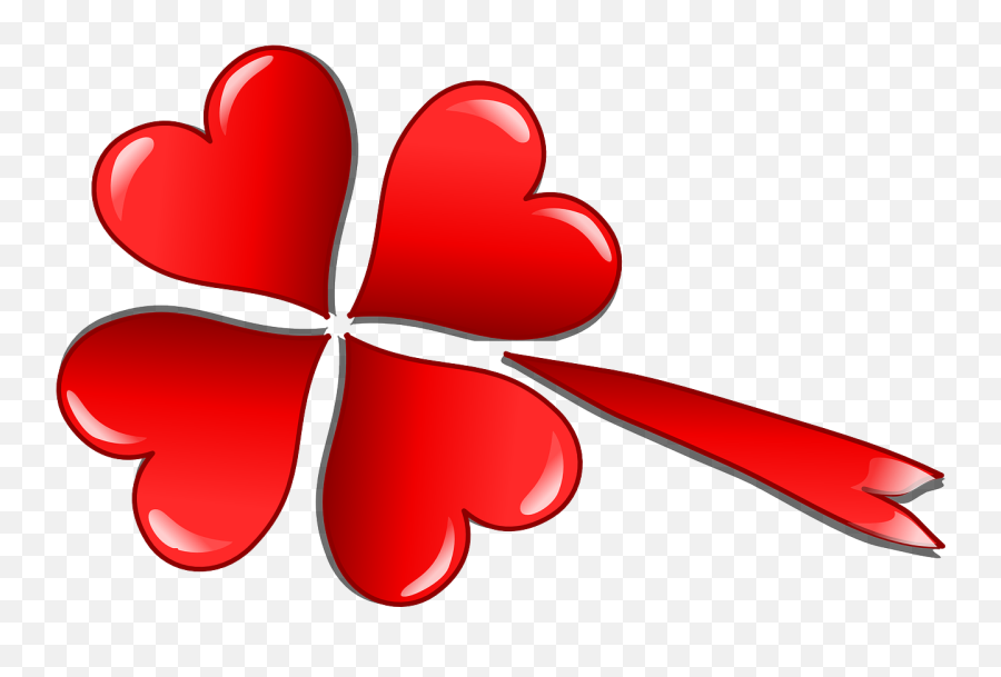 Clover Trefoil Love Hearts Png Image - Trebol Con Corazones Klee Png Emoji,Corazones Png
