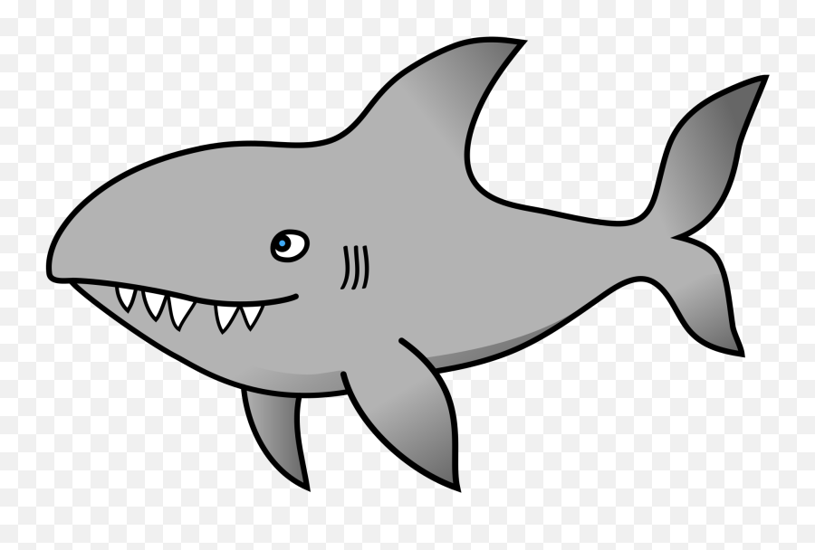 Download Cartoon Shark Transparent Png - Full Size Png Image Sharks Clipart Emoji,Shark Transparent