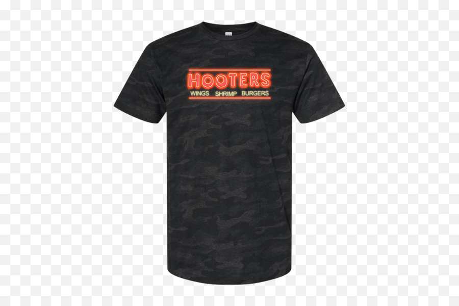 Hooters Camo Neon Sign T - Shirt Grandad T Shirts Emoji,Neon Sign Png