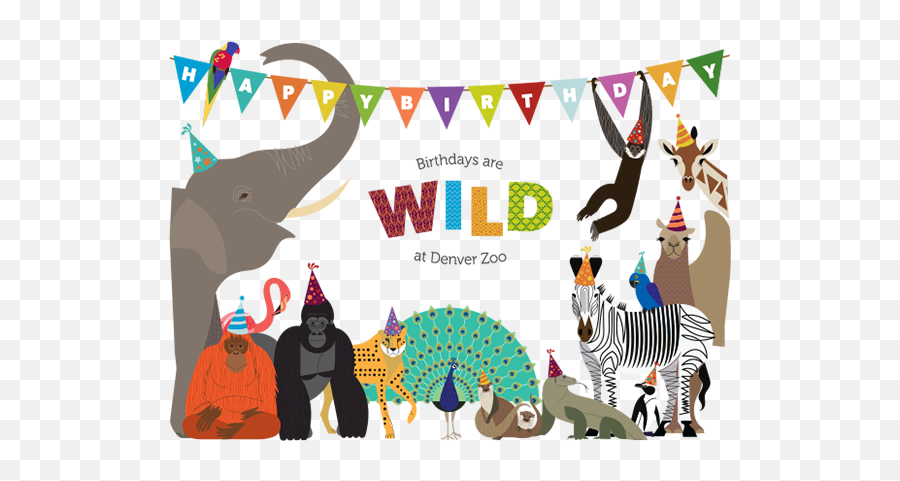 Library Of Denver Zoo Svg Library Png Files Clipart - Birthday Party Animal Png Emoji,Zoo Clipart