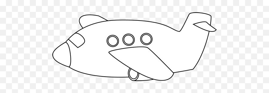 Black And White Airplane Clip Art - Dot Emoji,Airplane Clipart Black And White