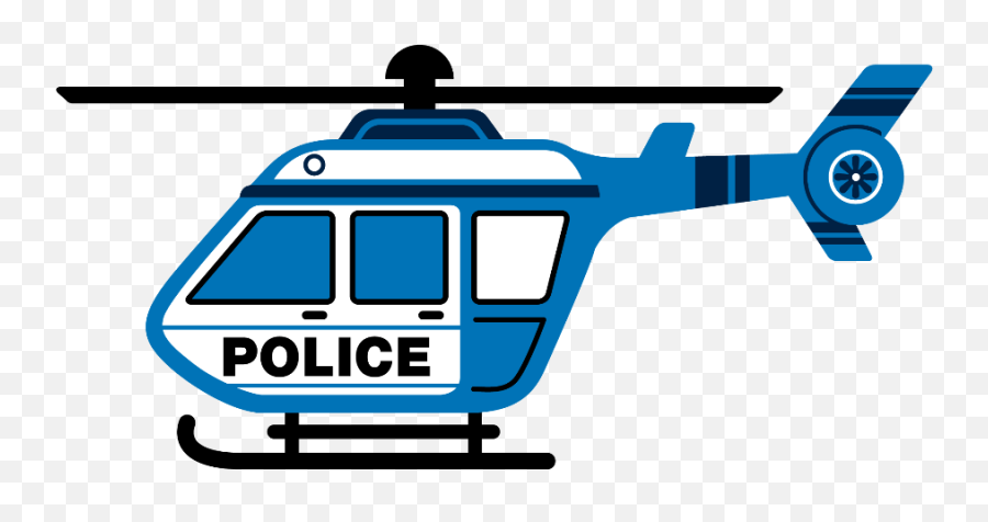 Find Hd Free Clipart Police Station - Police Helicopter Clip Art Emoji,Police Clipart