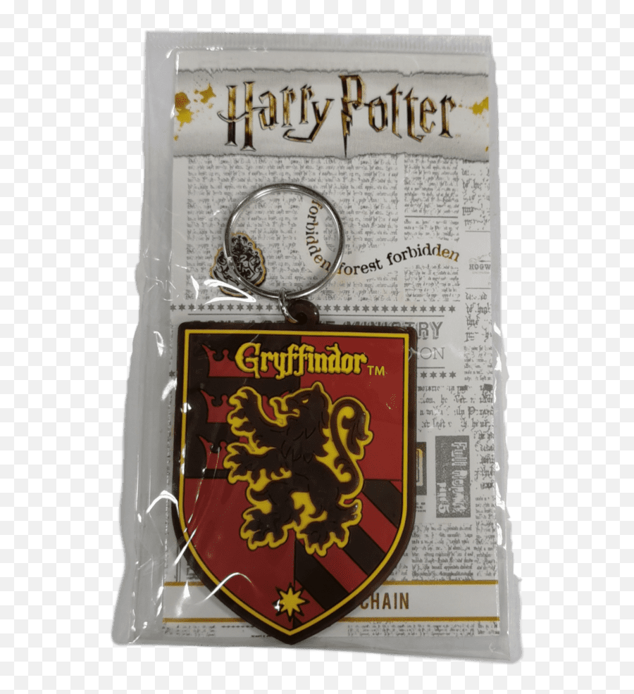 Harry Potter Rubber Keychain Gryffindor Crest Emoji,Gryffindor Crest Png