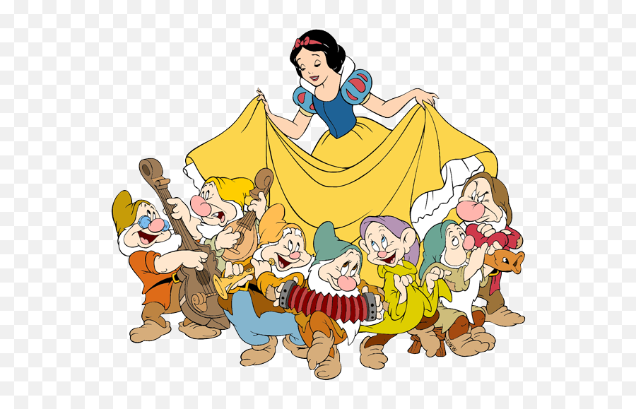 Seven Dwarfs Transparent Hq Png Image Emoji,Snow White Png