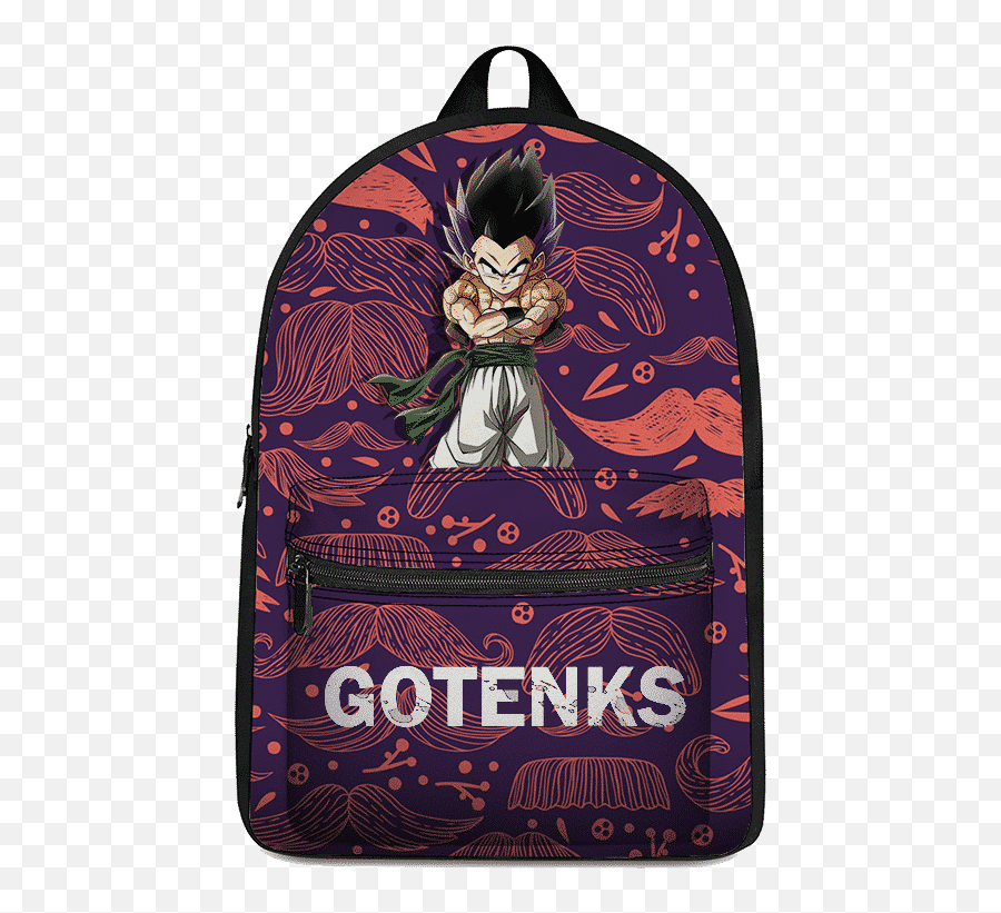 Dragon Ball Z Gotenks Majestic Pose Dark Themed Backpack Emoji,Gotenks Png