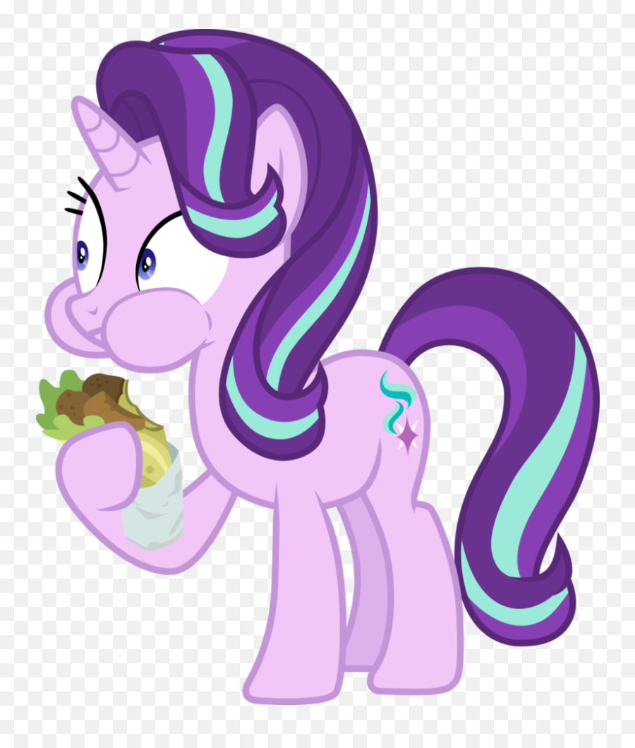 Starlight Glimmer Eating By Cloudyglow - My Little Pony Emoji,My Little Pony Birthday Png
