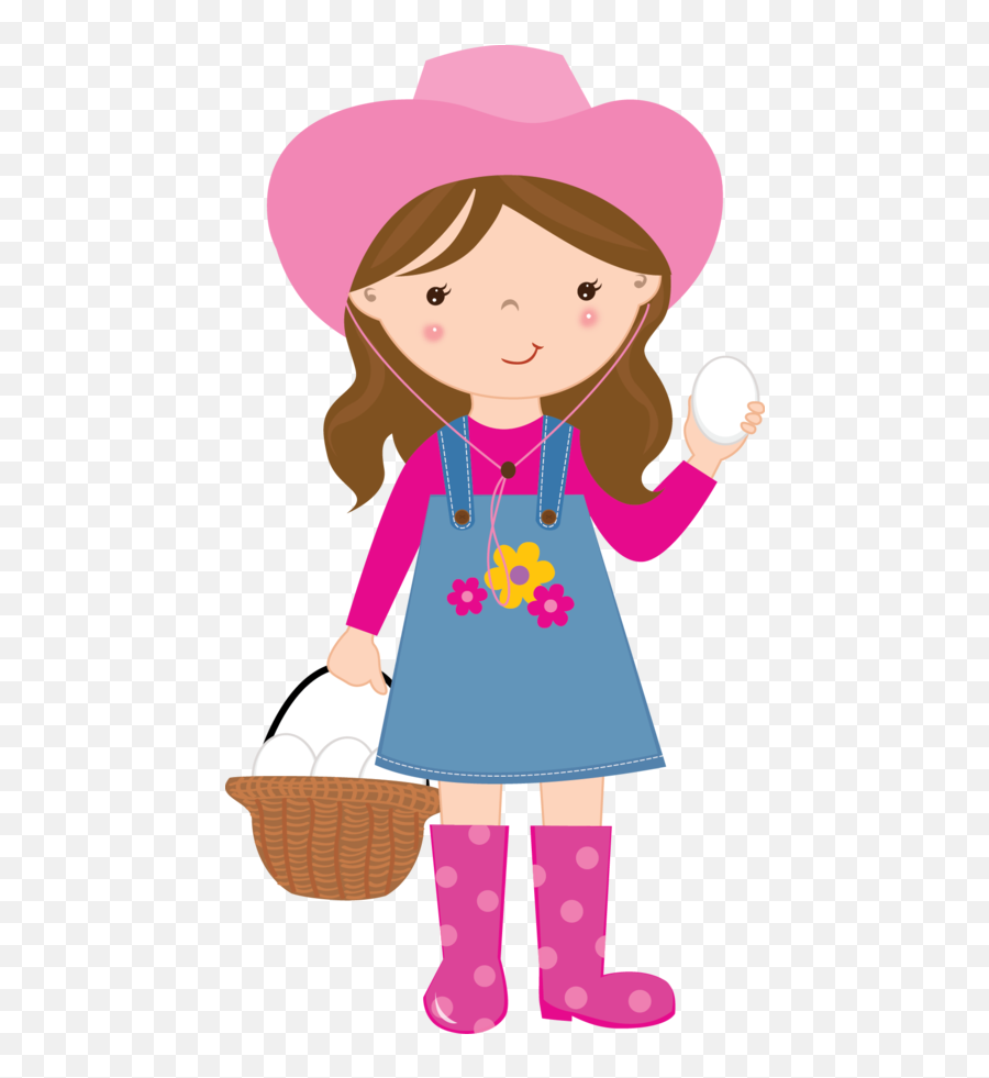 Farmer Clipart Lady Farmer Lady - Farm Girl Clipart Emoji,Farmer Clipart