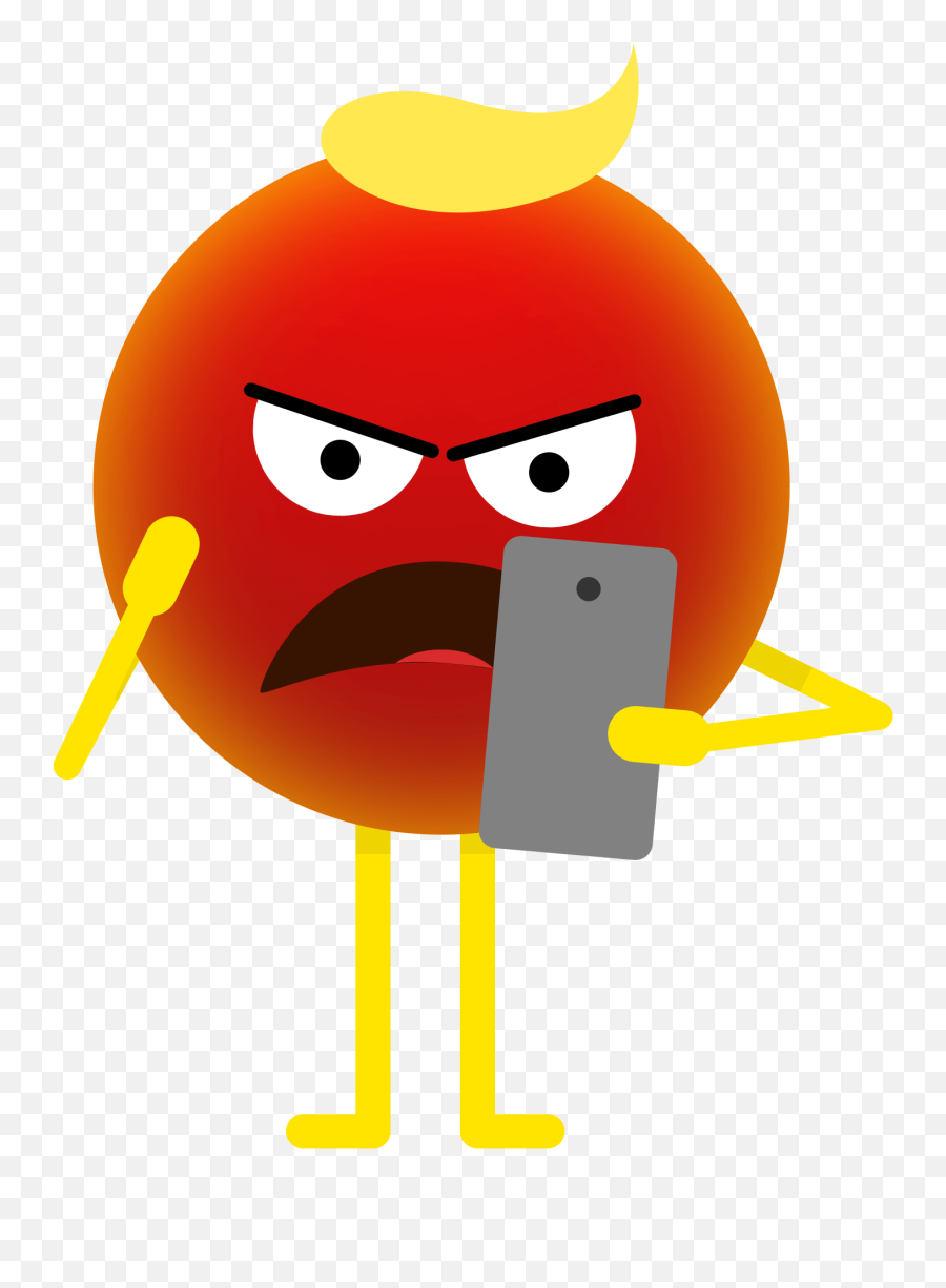 Emoji Mad On Smartphone Icon Png - Buner Tv,Smartphone Icon Png