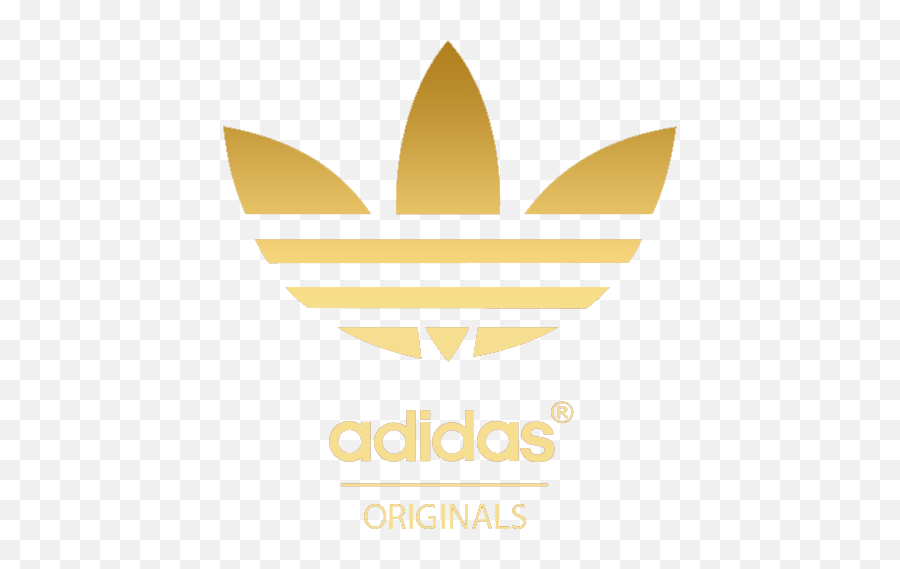 Gold Adidas Logo - Transparent Adidas Originals Logo Emoji,Adidas Logo