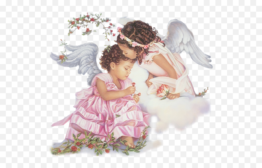 Little Girls Angels Png Picture - Sister Angels Emoji,Angels Png