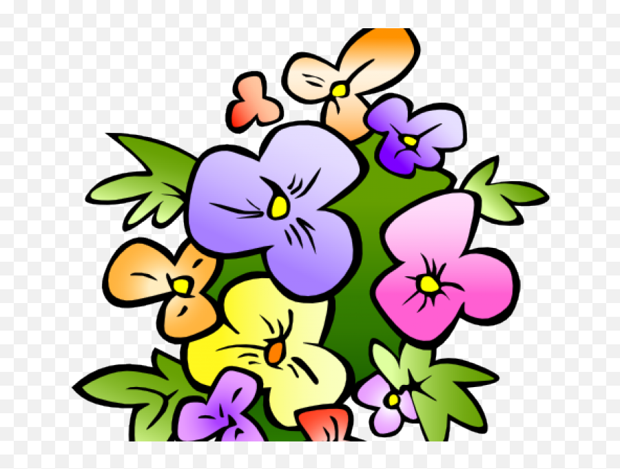 Flowers Clipart Png - For Happy Birthday Clip Art Microsoft Floral Emoji,Microsoft Clipart