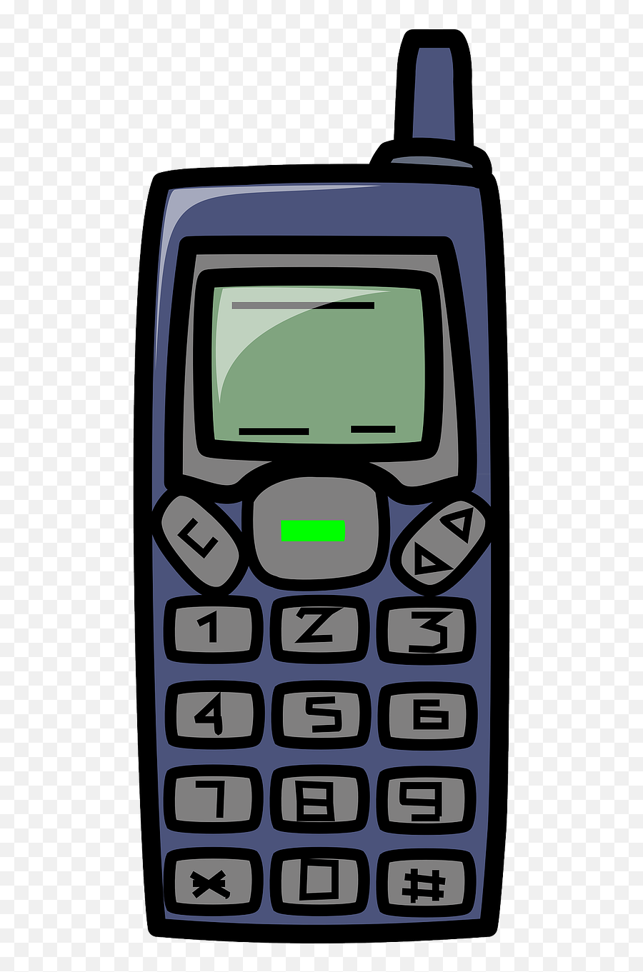 Cell Phone Free To Use Clipart - Clipartingcom Cartoon Old Phone Clipart Emoji,Cell Clipart
