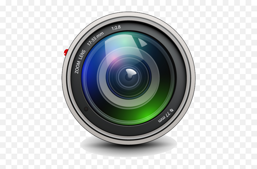 Download Clip Black And White Camera Lens Clip Art - Camera Lente De Camara Fotografica Png Emoji,Camera Clipart Black And White