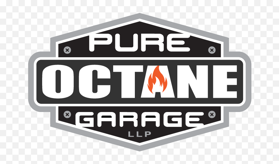 Pure Octane Garage Logo Design - Language Emoji,Garage Logo