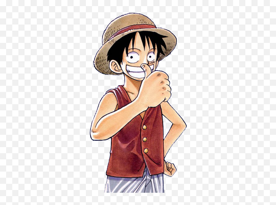 One Piece - Happy Emoji,Luffy Transparent