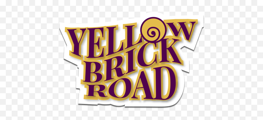 Follow The Yellow Brick Road Svg - Yellow Brick Road Text Png Emoji,Follow Clipart