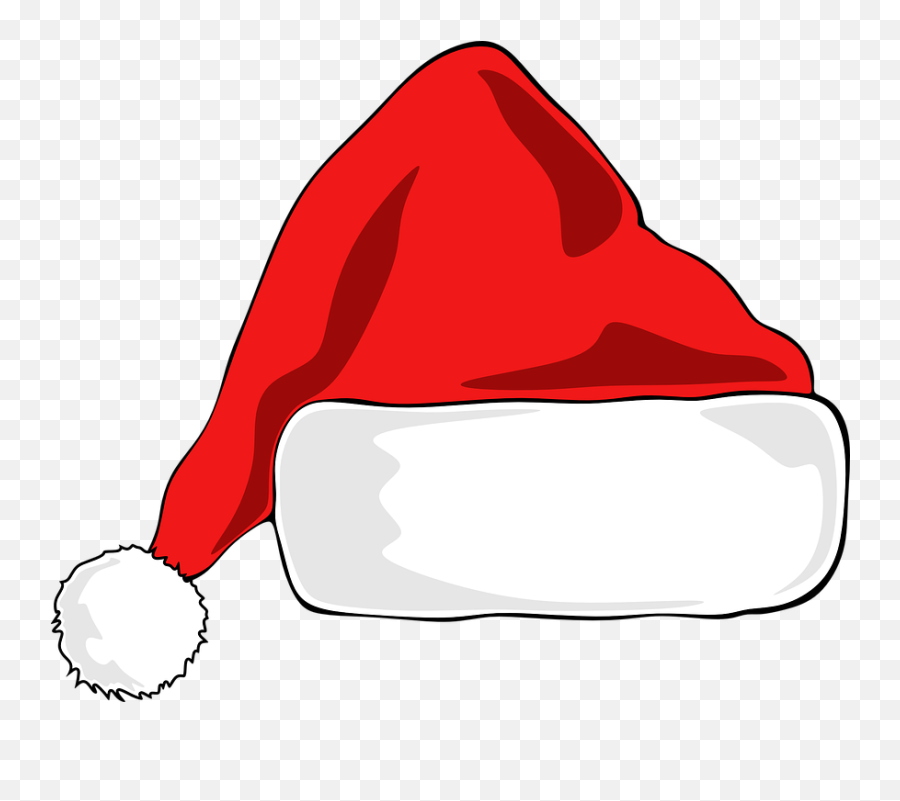 Santa Hat Christmas - Free Vector Graphic On Pixabay Vector Christmas Hat Png Emoji,Vector Png