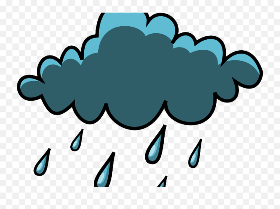 Rain Cloud Clipart - Rain Cloud Clipart Emoji,Cloud Clipart