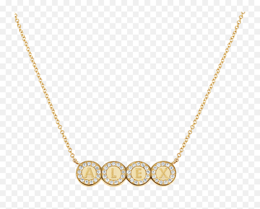 Custom Diamond Bubble Necklace Emoji,Gold Chain Transparent