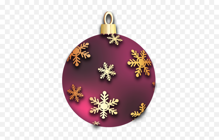 Transparent Red Christmas Ball With - Christmas Day Emoji,Ornament Clipart