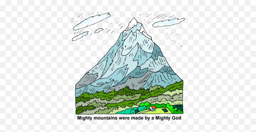 High Mountain Clipart Transparent Png - Mountain Of God Clipart Emoji,Mountain Clipart