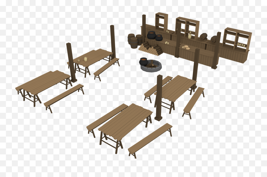 Low Poly Nordic Tavern Assets - Release Announcements Itchio Emoji,Mount And Blade Warband Logo