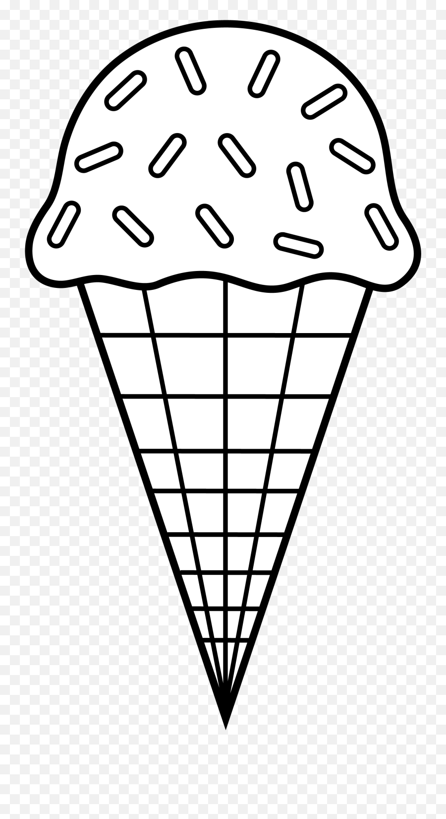 White Ice Cream Freeuse Png Files - Ice Cream Clip Art Black And White Emoji,Ice Cream Clipart