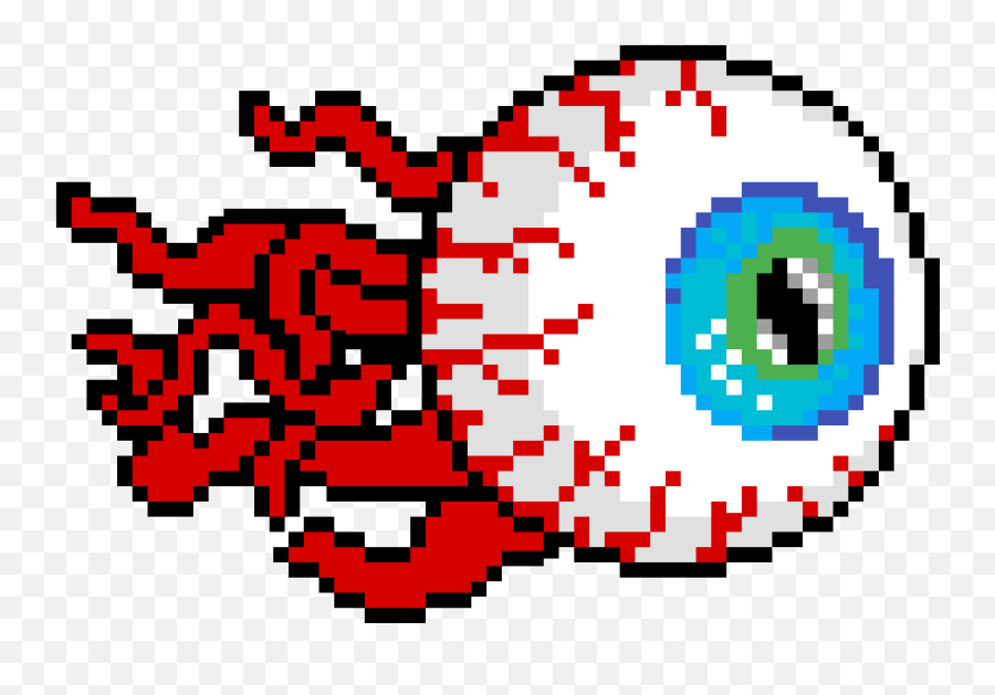 Download Terraria Eye Of Cthulhu Png Image With No Emoji,Terraria Png