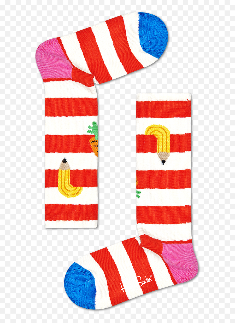 Organic Cotton Sock For Kids Fruit Striped Happy Socks Emoji,Christmas Socks Clipart