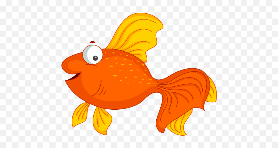 Goldfish Cartoon Clip Art - Cartoon Goldfish Gif Png Emoji,Goldfish Clipart