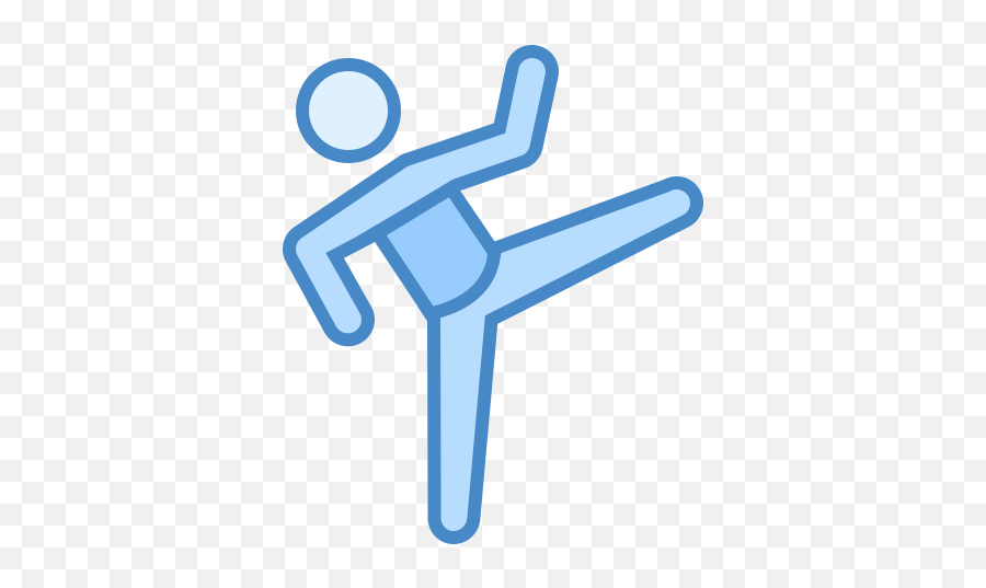 Taekwondo Icon In Blue Ui Style Emoji,Tkd Clipart