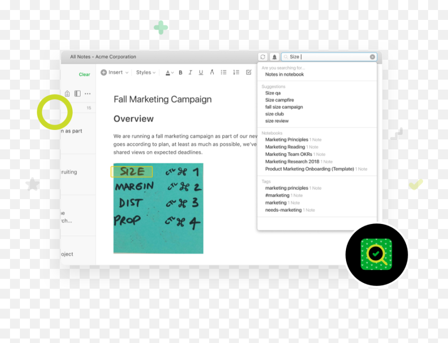 Evernote Ocr Technology - Scan Hand Written Notes U0026 Search Evernote Handwriting Emoji,Transparent Text