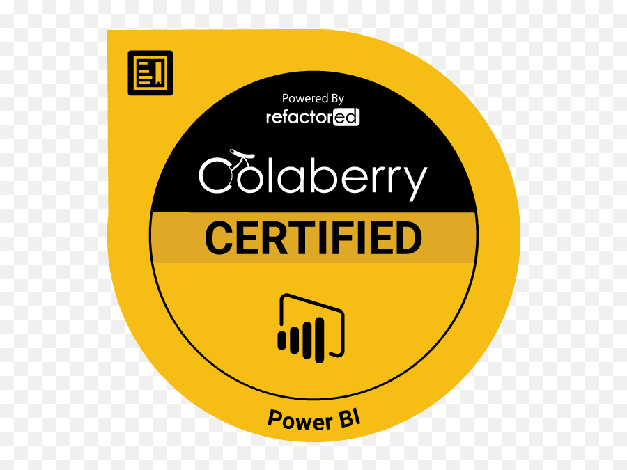 Power Bi Certification - Certified Power Bi Emoji,Power Bi Logo