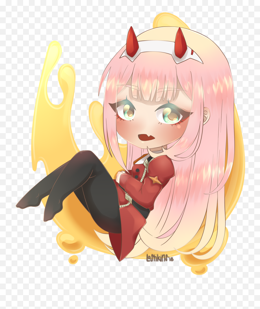 Lsti No Sleep On Twitter I Tried Doing A Thing So - Mythical Creature Emoji,Darling In The Franxx Logo