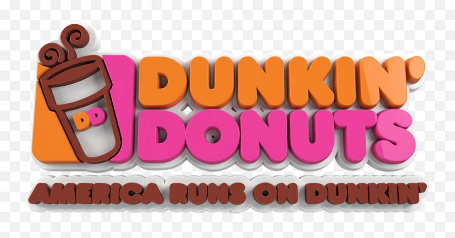 Download Dunkin Donuts Clipart Donkin - Dunkinu0027 Donuts Dot Emoji,Donut Clipart