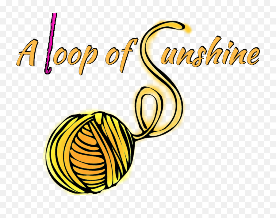 A Loop Of Sunshine Crochet - Clip Art Emoji,Crochet Clipart