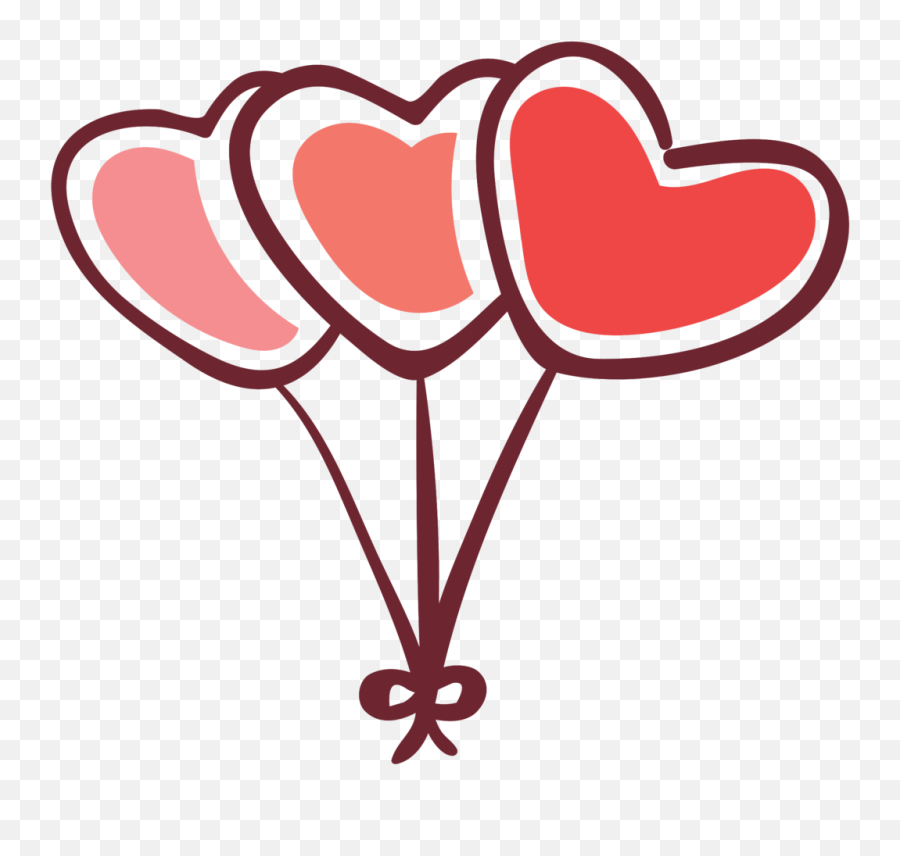 Free Heart Baloon 1187720 Png With - Globos Corazon Png Emoji,Globos Png
