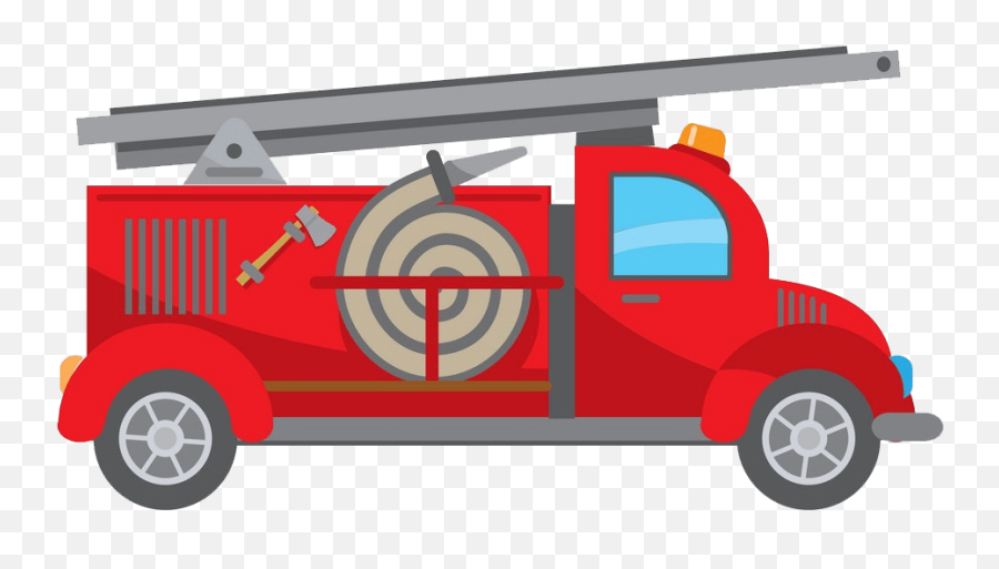 Cartoon Fire Truck Png Transparent - Clipart World Wóz Straacki Obrazki Dla Dzieci Emoji,Cartoon Fire Png