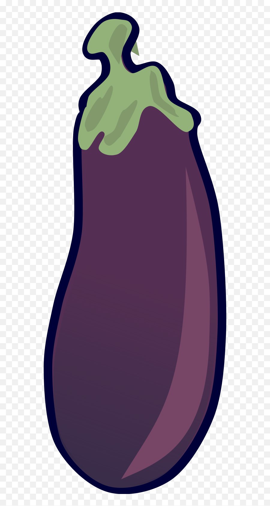 Eggplant Svg Vector Eggplant Clip Art - Cartoon Transparent Healthy Foods Emoji,Eggplant Clipart