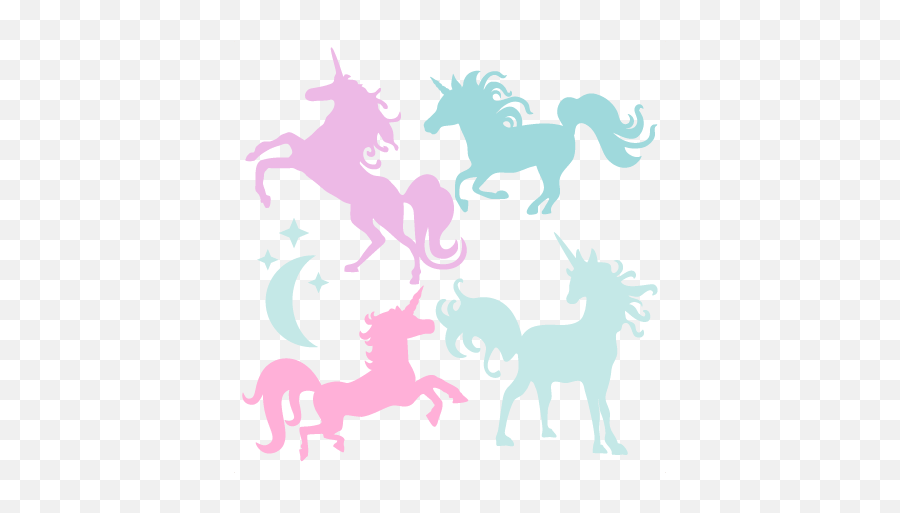 Pinterest - Cute Unicorn Silhouette Svg Emoji,Unicorn Silhouette Png