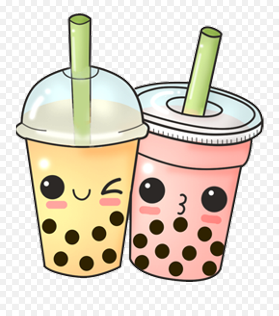 Boba Milk Tea Clip Art Hd Png Download - Milk Tea Png Clipart Emoji,Boba Clipart