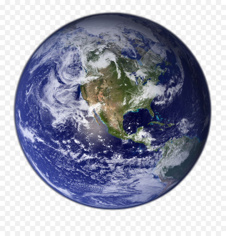 Earth Western Hemisphere - Earth Clear Emoji,Transparent Background