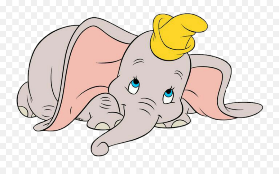 Elephant Cartoon Dumbo Transparent - Disney Dombo Png Christmas Transparant Emoji,Dumbo Clipart