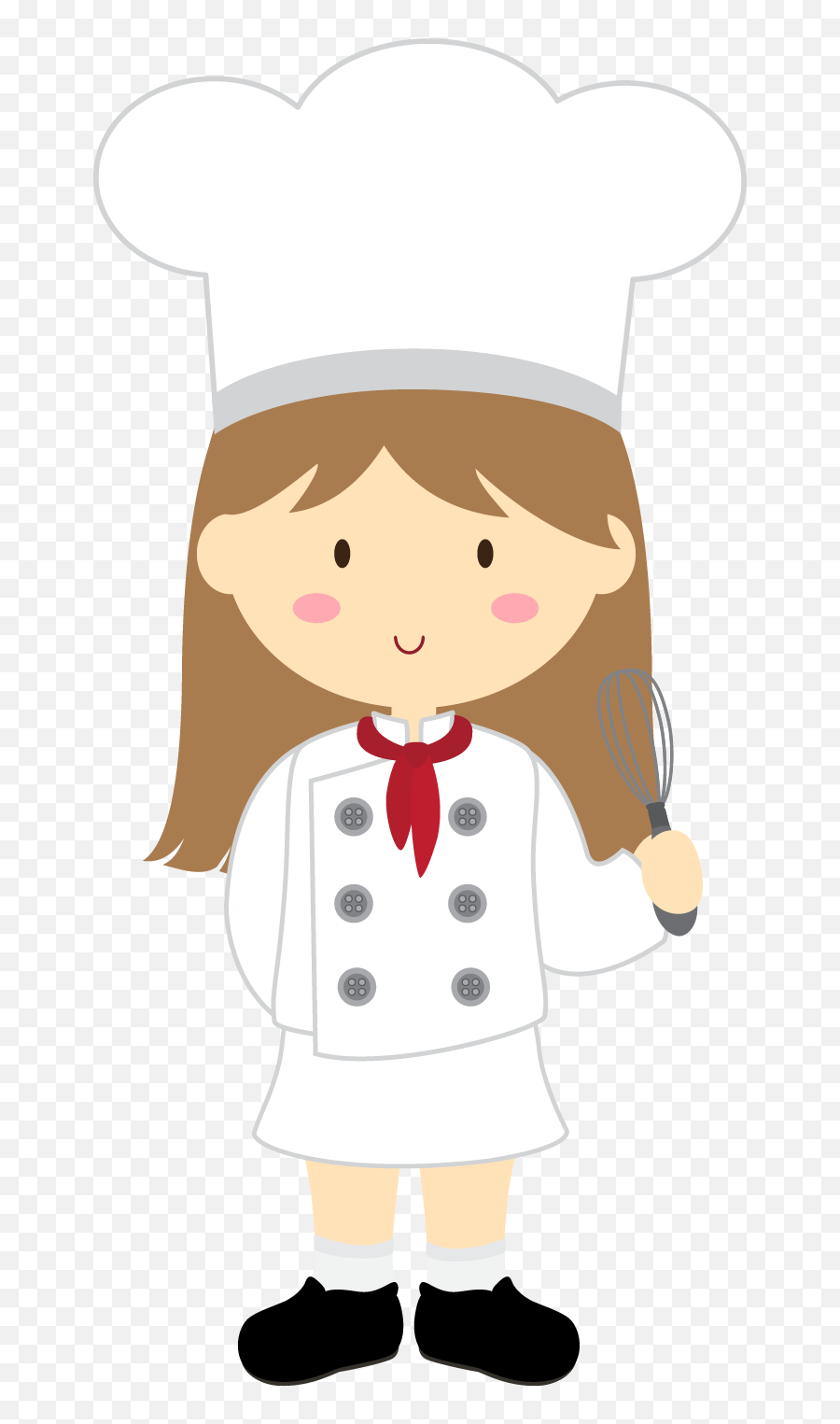 Kitchen Clipart Little Chef Baking - Chef Girl Clip Art Emoji,Baking Clipart