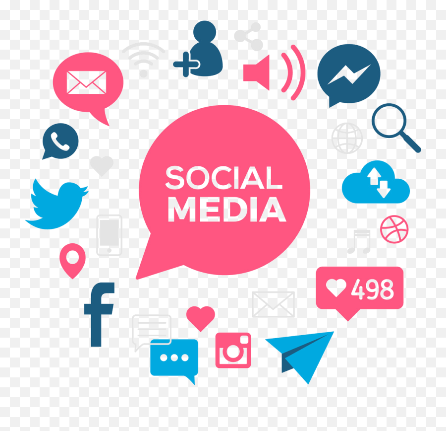 Social Media Png Background Image - Social Media Marketing Images Free Download Emoji,Social Media Png