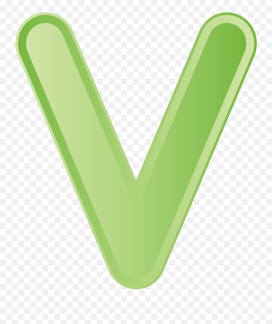 Letter V Png Images Transparent - Green Letter V Transparent Background Emoji,V Png