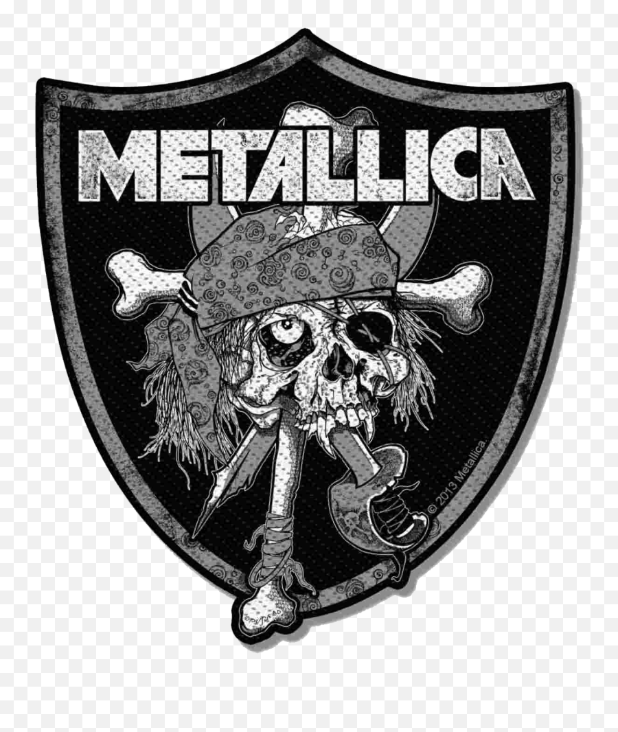 Free Download Metallica T - Metallica Raiders Skull Patch Emoji,Metallica Png