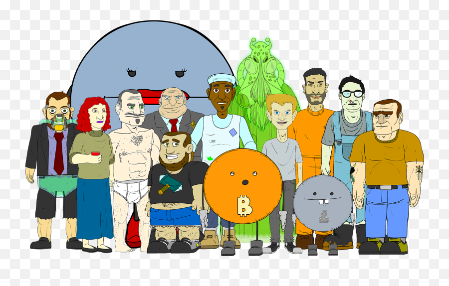 Bitcoin U0026 Friends - Animated Series Emoji,Friends Transparent