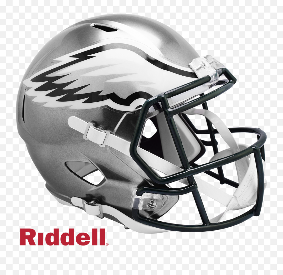 Philadelphia Eagles Helmet Riddell Replica Full Size Speed Emoji,Philadelphia Eagles Logo Black And White